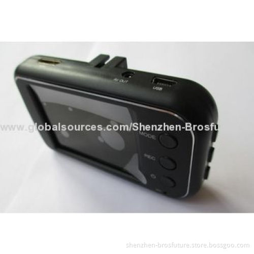 Car Dash Cam, FHD 1,080P, 120 Degrees Viewing Angle, Motion Detection and G-sensor, Loop Recording